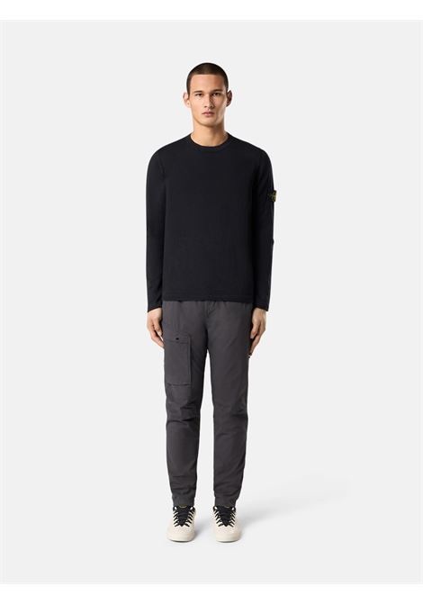 maglia cre neck 5100052 uomo nera STONE ISLAND | L1S15 5100052 S00B0V0029